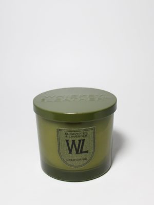 Eucalyptus & Lavender Whiskey and Leather 11 oz scented candle