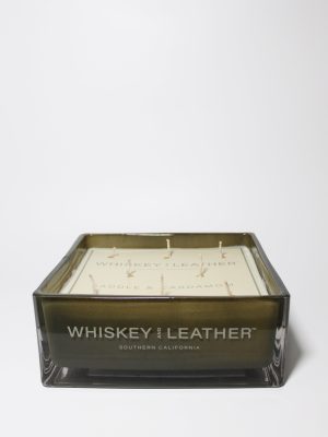 Saddle & Cardamom Whiskey and Leather 54 oz scented candle